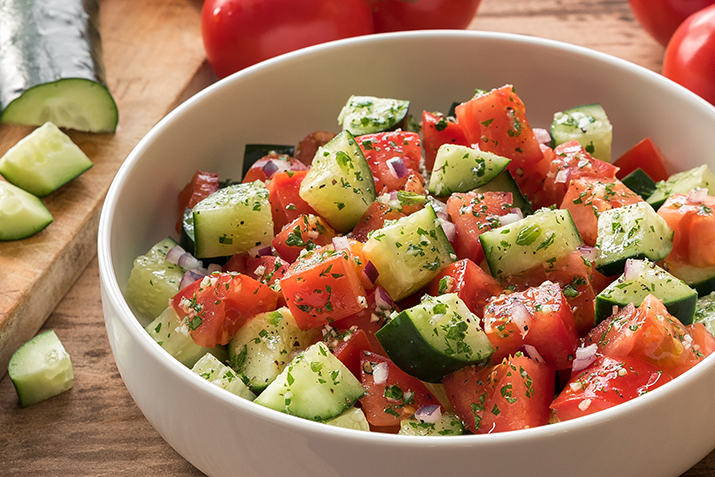 Mediterranean Cucumber Tomato Salad Recipe | Co+op, stronger together